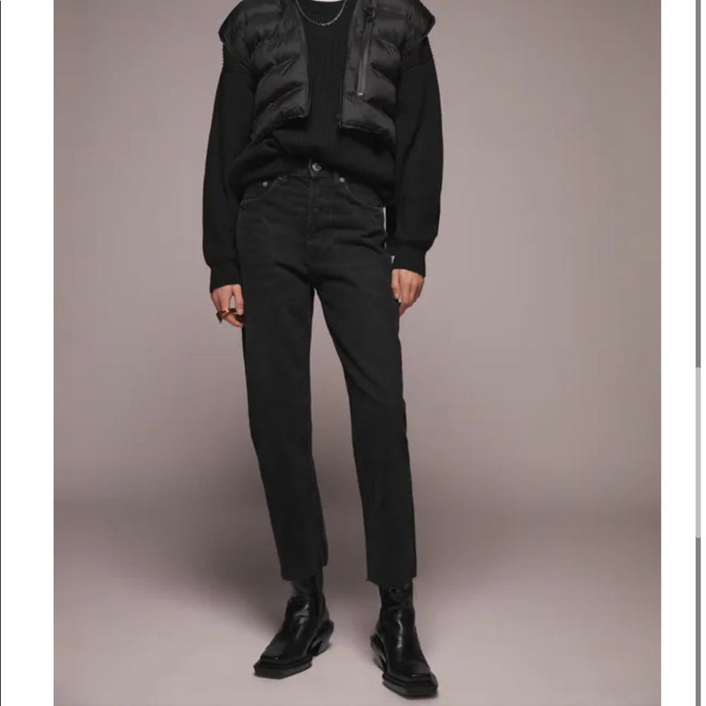 SOLD OUT ZARA High rise straight leg jeans